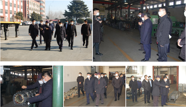 市委書記視察力久電機公司 市委書記視察力久電機公司